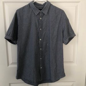 Mens slim fit button down